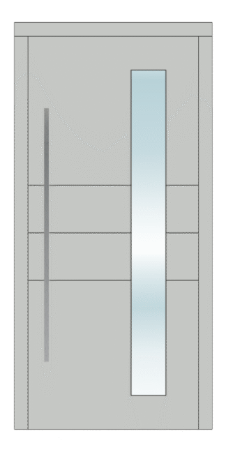 Porte d'ingresso in alluminio